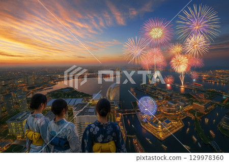 從地標塔觀賞煙火 129978360