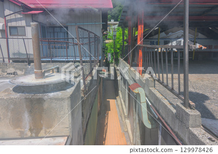 【澀溫泉】盛夏溫泉也熱氣騰騰【下高井郡山之內町】 129978426