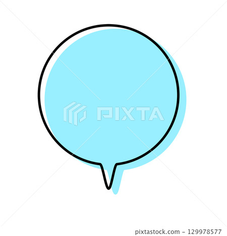 Simple, misaligned speech bubbles, overlapping conversations 129978577