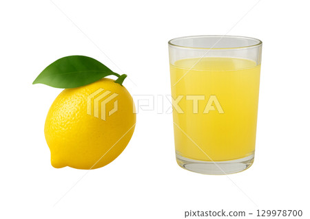 Lemon and lemon juice A 129978700