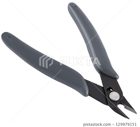 Durable wire cutters for cutting steel wire and small parts. 129979151