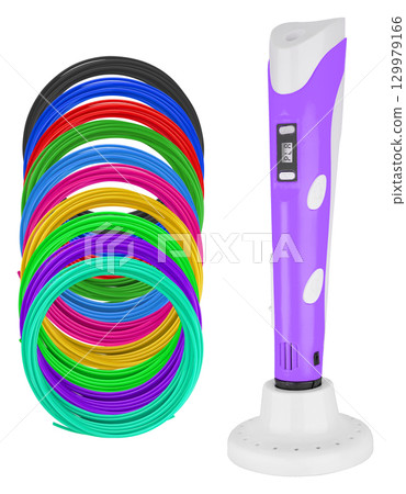 Compact 3D pen for modeling and decorative elements. 129979166