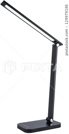 RGB lamp with touch panel for a work or study desk. RGB lamp with touch panel for a work or study desk. 129979186