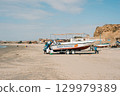 Mancora, Piura - Peru - April 2 2025 main avenue of the town  129979389