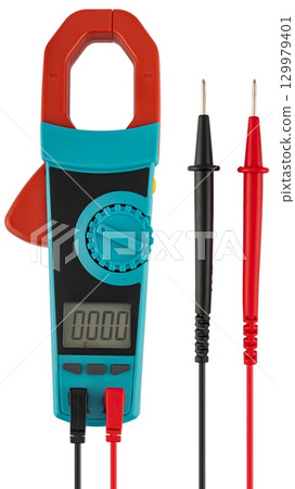 Multimeter for measuring electrical circuit and component parameters. 129979401