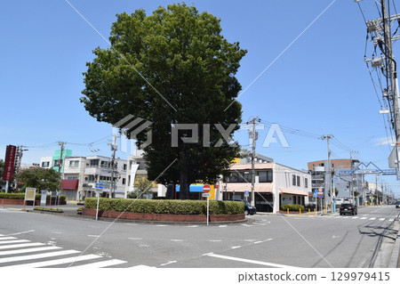 神奈川縣藤澤市六合日本大學站東口街景 神奈川縣藤澤市六合日本大學站東口街景 129979415