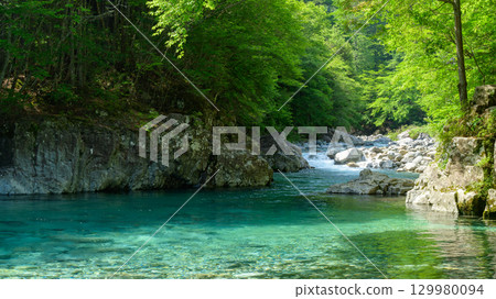[Nagano Prefecture] Atera Valley: The Beautiful Tanukigafuchi Valley 129980094