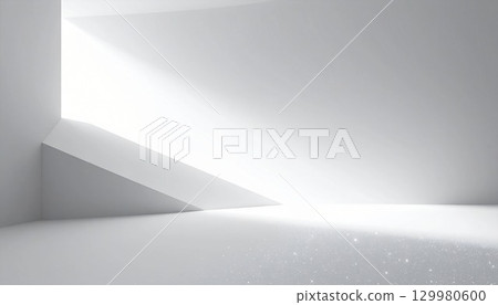 White empty space - art galleries, exhibitions, museums, etc. 129980600