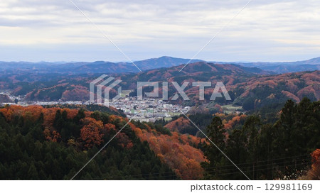 Autumn view from Abukuma Cave 129981169