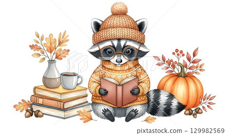 dog and cat sitting on a book 129982569