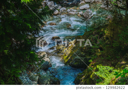 [Atera Valley] Atera River [Okusa Village, Kiso District] 129982622