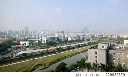 中國廣東省深圳市城市景觀 中國廣東省深圳市城市景觀 129982859