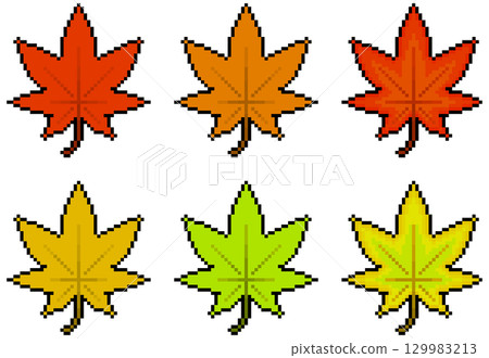 秋天的樹葉 秋天的樹葉 129983213