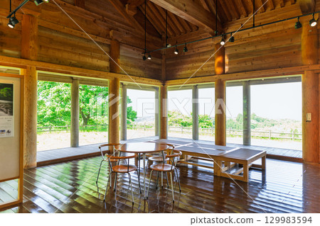 Building, interior, and architectural photography material: "Maruchi Castle Ruins, Chojayama Observation Plaza Rest Area" (Kikuka-cho, Yamaga City) Building, interior, and architectural photography material: "Maruchi Castle Ruins, Chojayama Observation Plaza Rest Area" (Kikuka-cho, Yamaga City) 129983594