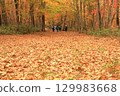 Lake Kussharo and the autumn foliage forests of the Wakoto Peninsula 129983668