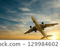 Modern Airplane Approaches for Landing at Barajas Airport, Madrid. 129984602