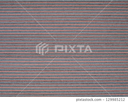 Multicolored striped veneer surface with textured detail and subtle sheen Multicolored striped veneer surface with textured detail and subtle sheen 129985212