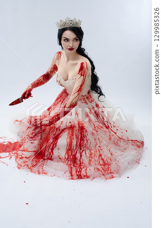 Wedding day horror as bride exudes beauty with a sinister twist of murder Wedding day horror as bride exudes beauty with a sinister twist of murder 129985326