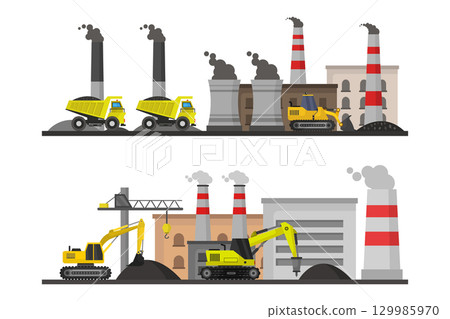 Isometric mine Isometric mine 129985970