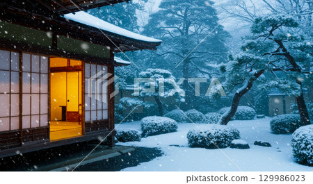 從日式房間即可欣賞四季美景的日式花園 從日式房間即可欣賞四季美景的日式花園 129986023