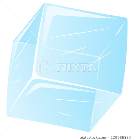Blue Ice Cube 129986583
