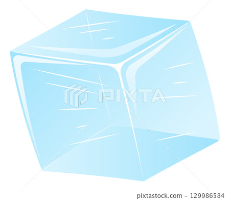 Blue Ice Cube 129986584