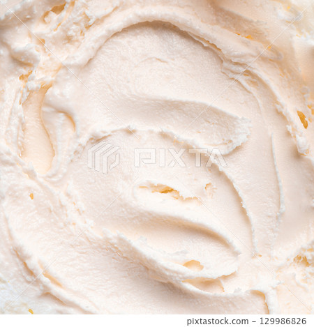 White vanilla ice cream texture White vanilla ice cream texture 129986826