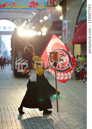 Yosakoi Festival in Obiyamachi Yosakoi Festival in Obiyamachi 129987263