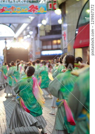 Yosakoi Festival in Obiyamachi Yosakoi Festival in Obiyamachi 129987372