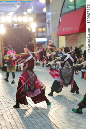 Yosakoi Festival in Obiyamachi Yosakoi Festival in Obiyamachi 129987378