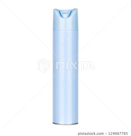 blue air freshener isolated on white background blue air freshener isolated on white background 129987785