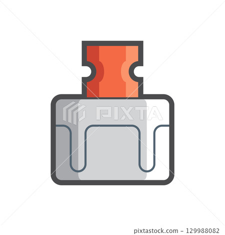 Plumbing equipment tool device vector icon. 129988082