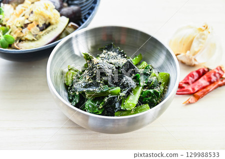 製作牽牛花拌菜 製作牽牛花拌菜 129988533