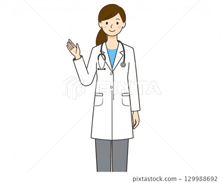 A pharmacist giving instructions 129988692