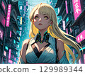 一位金髮女子突然從長眠中醒來,不知為何,徘徊在一座完全變樣的近未來城市的街道上。 一位金髮女子突然從長眠中醒來,不知為何,徘徊在一座完全變樣的近未來城市的街道上。 129989344