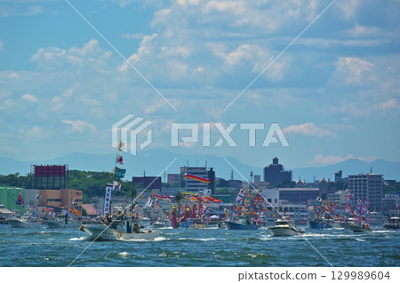 Ryuhomaru at the Shiogama Port Festival, Miyagi Ryuhomaru at the Shiogama Port Festival, Miyagi 129989604