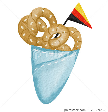 Pretzels Oktoberfest  129989732