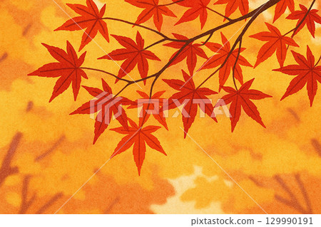 楓葉紅色 129990191