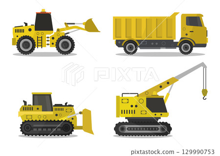 Construction transport vehicles 129990753