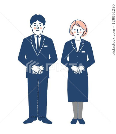 男性和女性葬禮承辦人和儀式工作人員 男性和女性葬禮承辦人和儀式工作人員 129991250