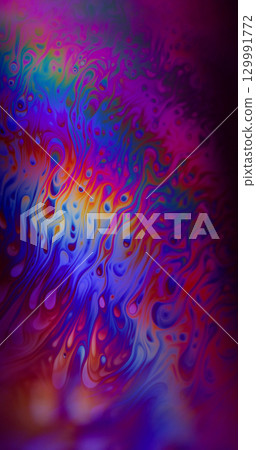 Illuminated ink background. Blur paint bubble. Oil emulsion blend flare water. Abstract neon vivid color drop fluid swirl light texture. Illuminated ink background. Blur paint bubble. Oil emulsion blend flare water. Abstract neon vivid color drop fluid swirl light texture. 129991772