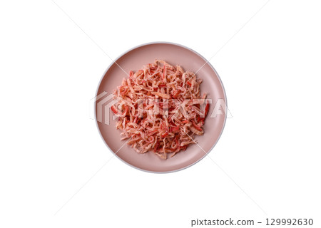 Food, dried squid in shavings or chopped as snacks or jerky. Snack dried squid for beer Food, dried squid in shavings or chopped as snacks or jerky. Snack dried squid for beer 129992630