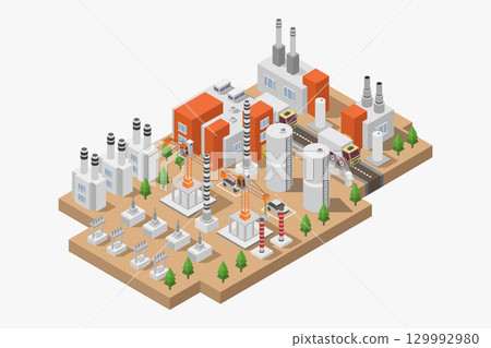 Isometric Industry 129992980