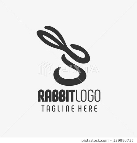 Professional Rabbit Emblem Logo Design Professional Rabbit Emblem Logo Design 129993735