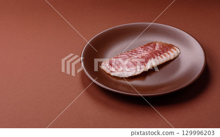 Sliced ham, meat, pork or turkey sausage for sandwiches. Ham slices, food Sliced ham, meat, pork or turkey sausage for sandwiches. Ham slices, food 129996203