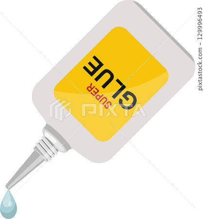 Adhesive dispensing from a tube, ready to bond materials with precision and strength. Adhesive dispensing from a tube, ready to bond materials with precision and strength. 129996493