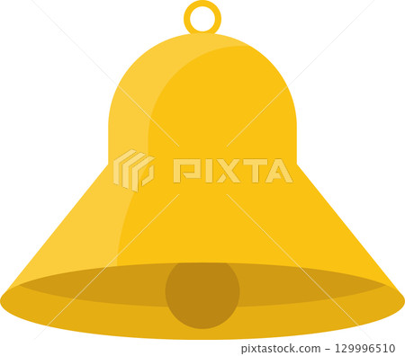 Golden bell: A classic instrument used for alerts, announcements, and traditional ceremonies. 129996510