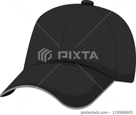 A simple dark-colored adjustable baseball cap with a curved brim, suitable for any casual occasion. 129996605