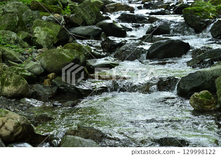Stream water flow Stream water flow 129998122