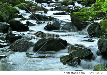 Stream water flow 129998173